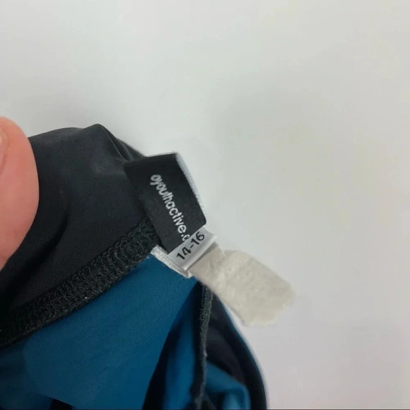 ONZIE Youth Girls Fitness Leggings Blue Fiji Snake Print Size 14-16 - Picture 7 of 8